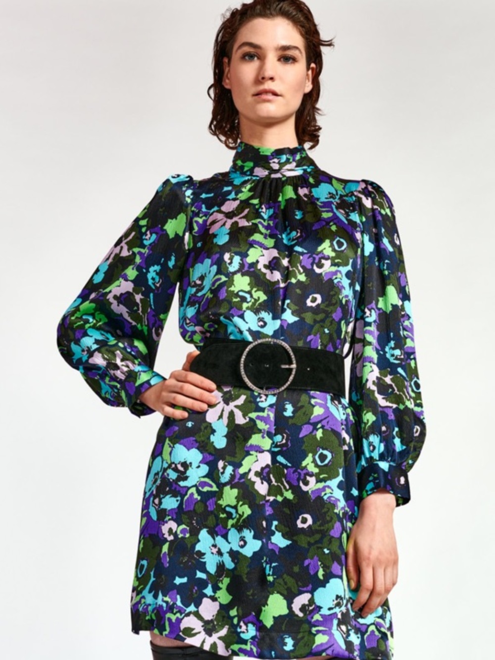 Essentiel Antwerp Wengling High Collar Dress